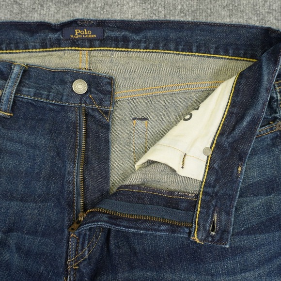 Polo Ralph Lauren Jeans Mens 35x30 (Fits 38x29) Hampton Relaxed Straight Denim - Picture 4 of 16